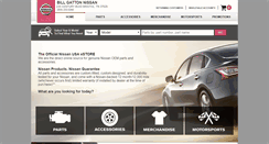 Desktop Screenshot of billgattonnissanparts.com